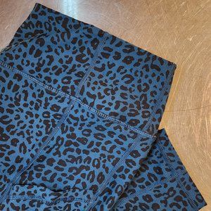Torrid Active Blue Teal Leopard Print Leggings | Women | Large